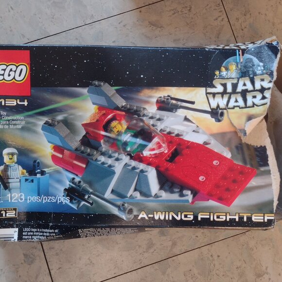 Like new Lego Star Wars, A Wing Fighter, retired, w original box & instructions - Picture 4 of 9